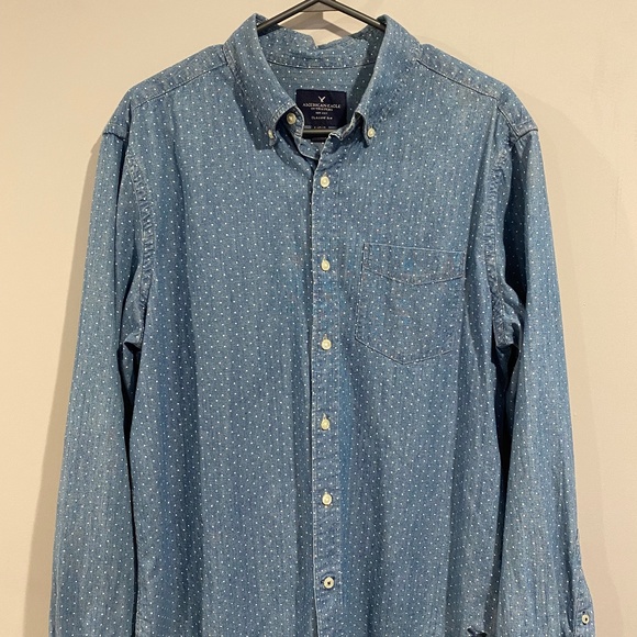 American Eagle Classic Fit Large Dress Shirt - Picture 1 of 1